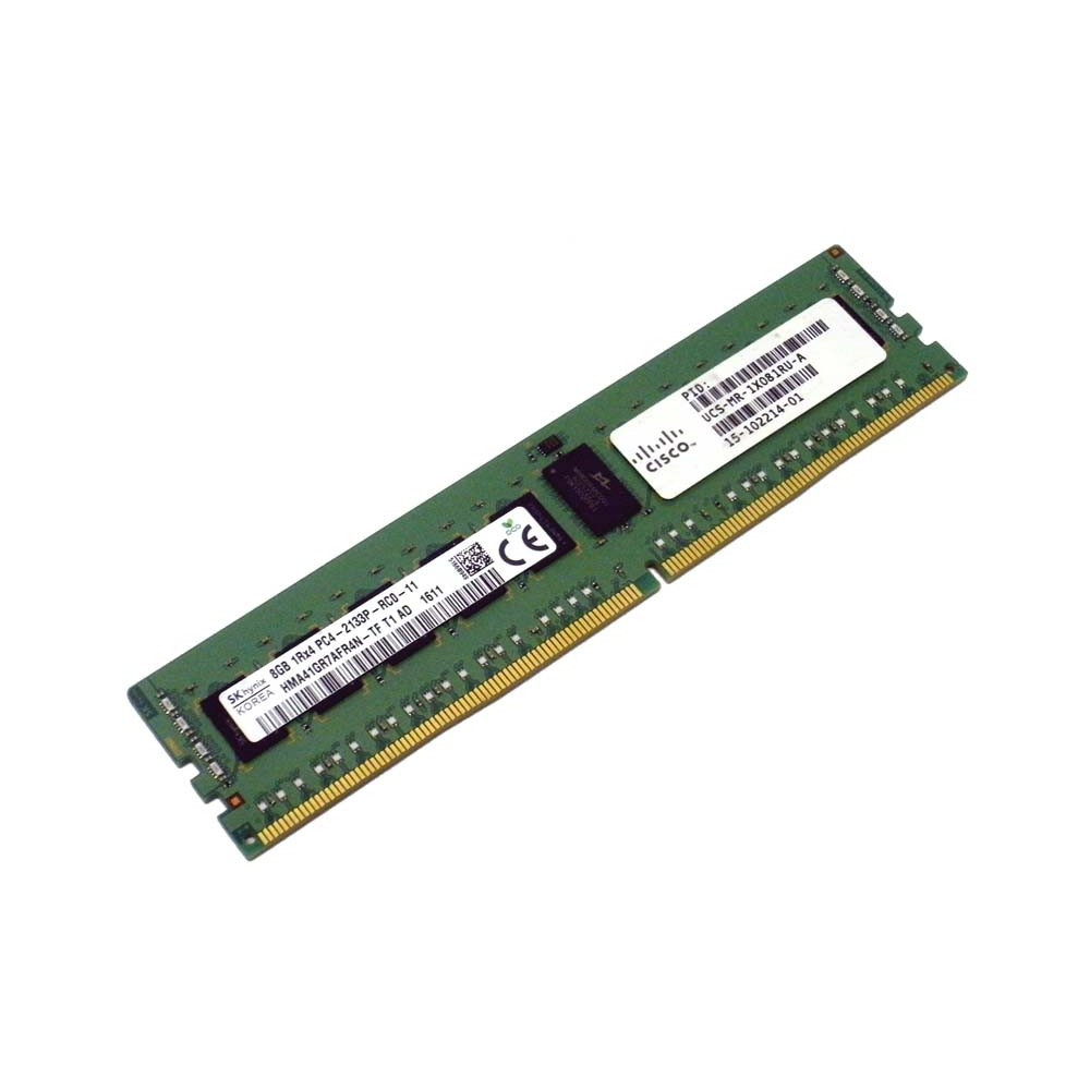 CISCO 8GB (1*8GB) 1RX4 PC4-17000P-R DDR4-2133MHZ RDIMM (UCS-MR-1X081RU-A) thumbnail