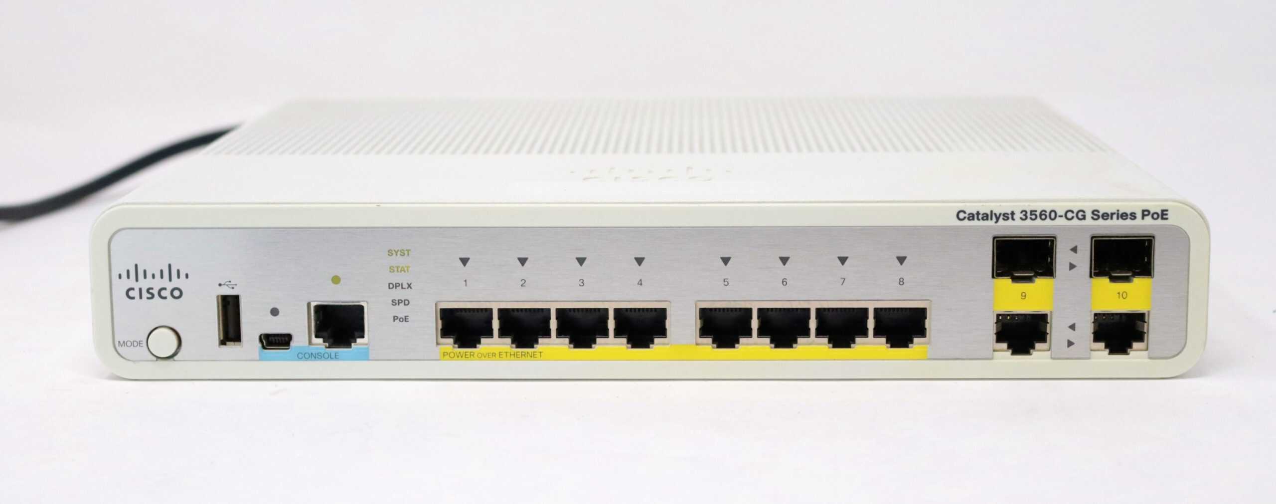 Cisco CATALYST 3560C SWITCH 8 GE (WS-C3560CG-8TC-S-RFB) thumbnail