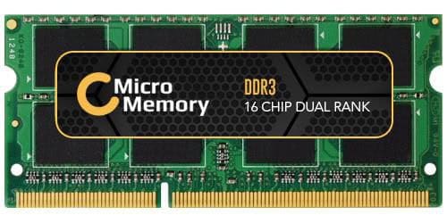 CoreParts MMI0341/4096 geheugenmodule 4 GB 1 x 4 GB DDR3 204-pin SO-DIMM (MMI0341/4096) thumbnail