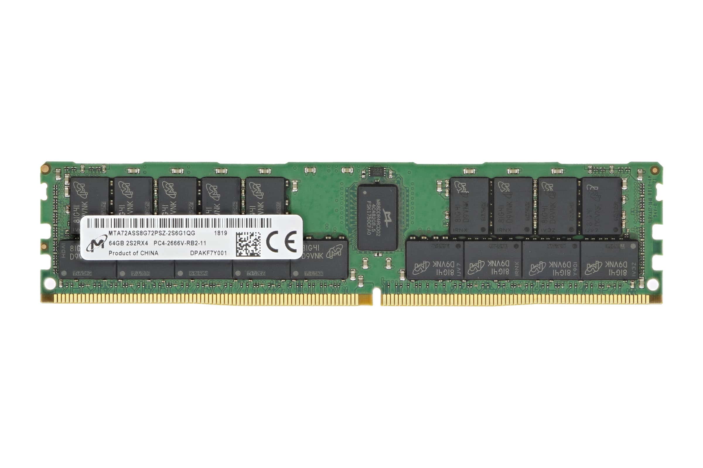 Dell 64GB 2S2Rx4 PC4-21300V DDR4-2666MHz (MTA72ASS8G72PSZ-2S6) thumbnail