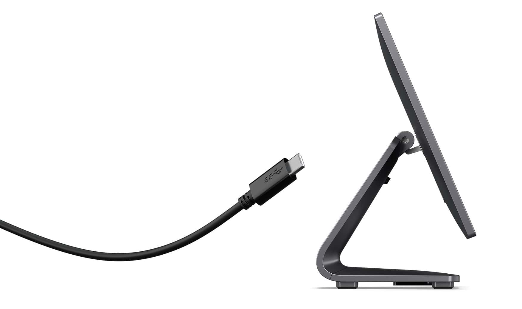 Elo Touch Solutions Elo 1504LS , 38,1cm (15''), Projected Capacitive, 10 TP, Full HD, USB-C, Kit, grau Touchmonitor, Bildschirmd (E968313) thumbnail