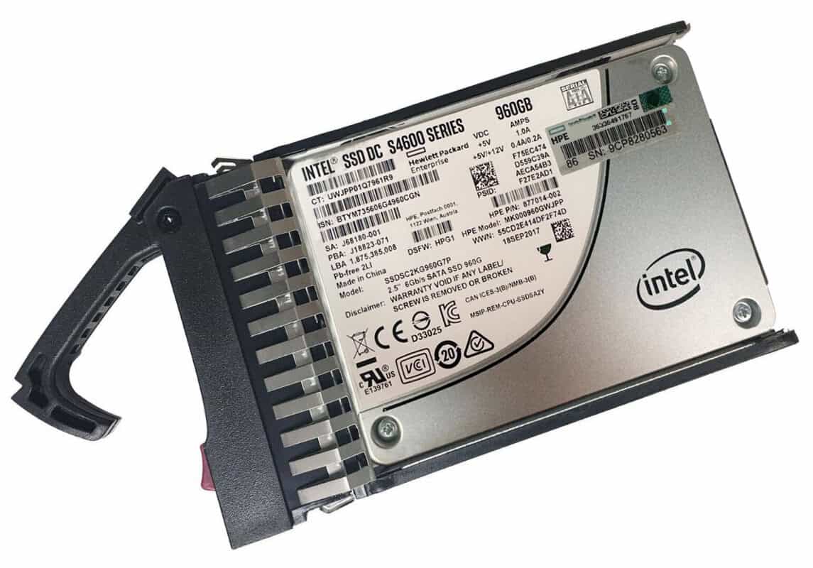 HP ENTERPRISE SSD 960GBSATA (757234-001) thumbnail