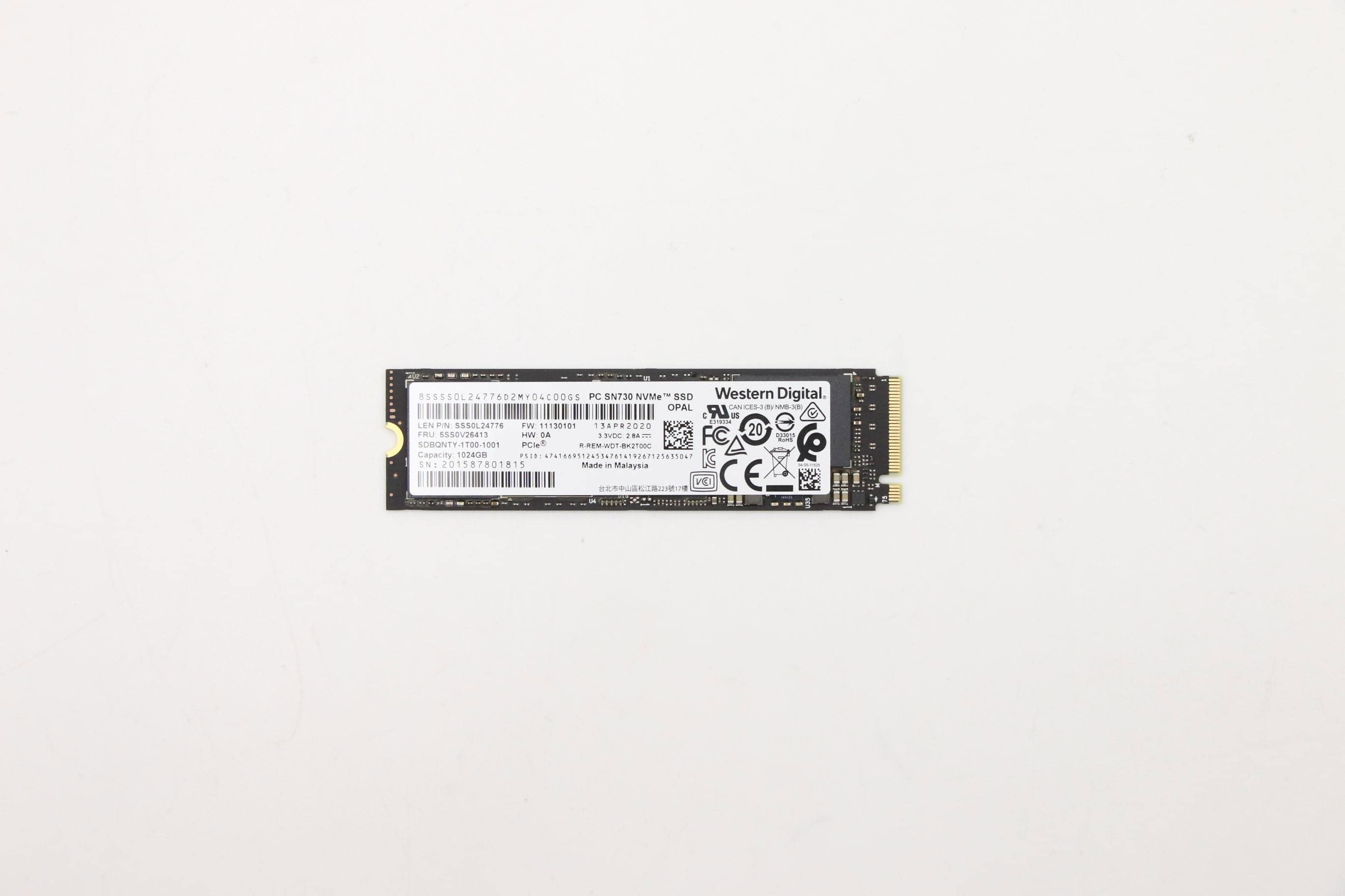 Lenovo 5SS0V26413 internal solid state drive 1 TB M.2 PCI Express 3.0 (5SS0V26413) thumbnail