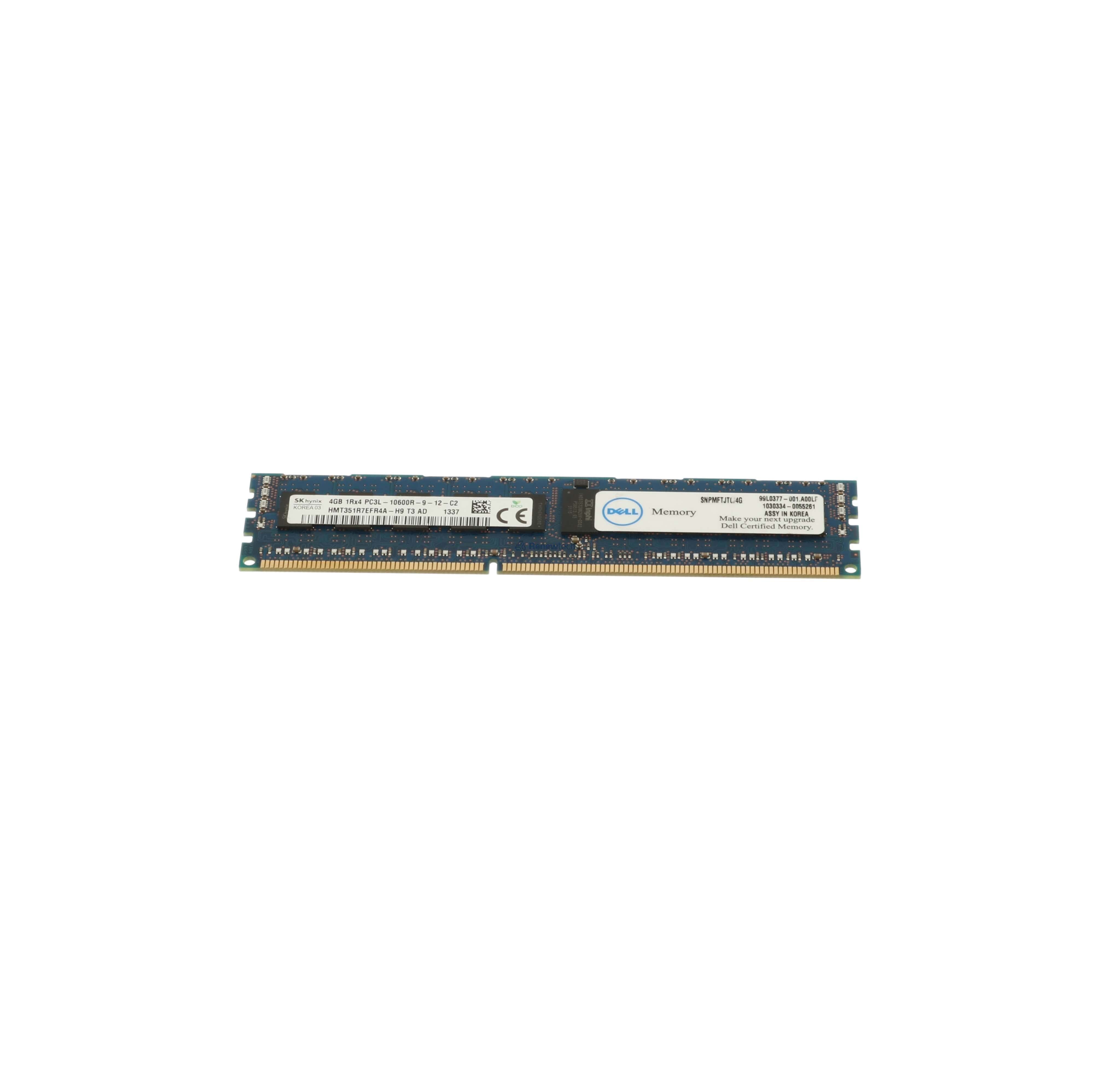 Lenovo SNPMFTJTC Dell 4G 1Rx4 PC3L 10600R DDR3 1333MHz (SNPMFTJTC) thumbnail