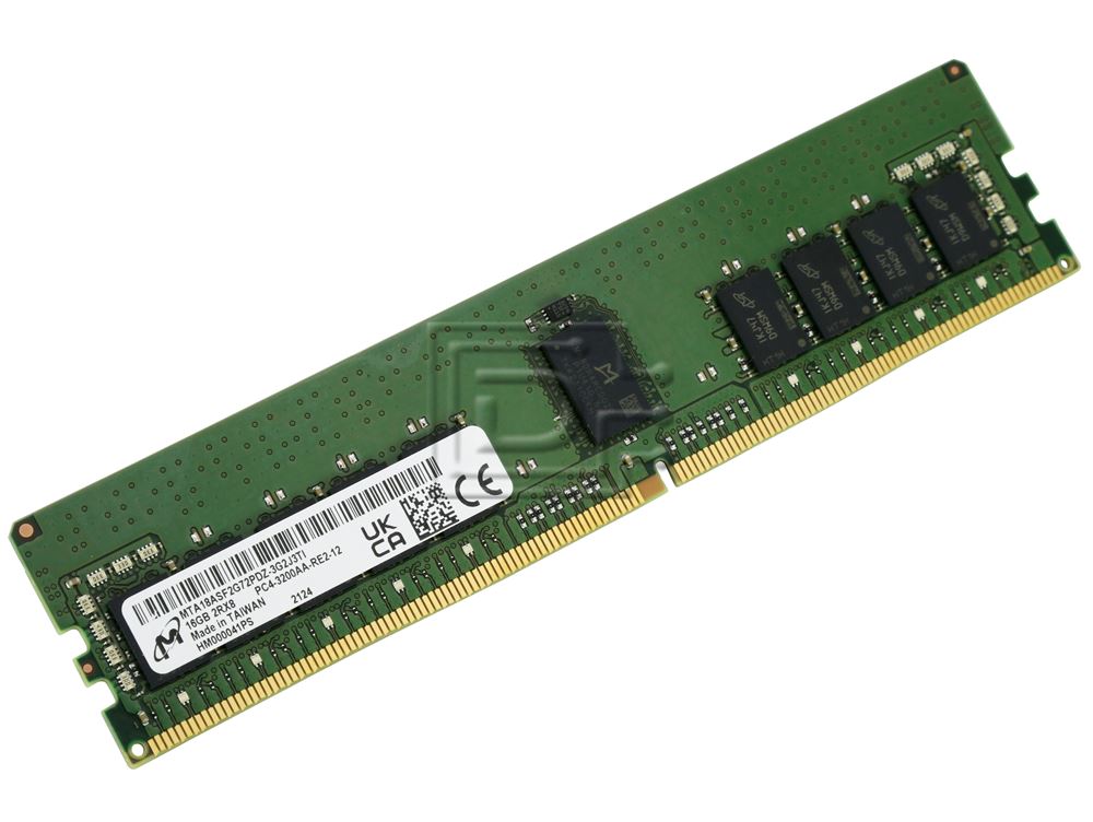 Micron RDIMM DDR4 16GB 2Rx8 3200MHz (MTA18ASF2G72PDZ-3G2R) thumbnail