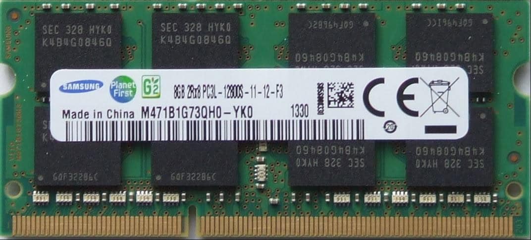Samsung 8GB PC3-12800 geheugenmodule 1 x 8 GB DDR3 204-pin SO-DIMM (M378A1G43DB0-CPB) thumbnail