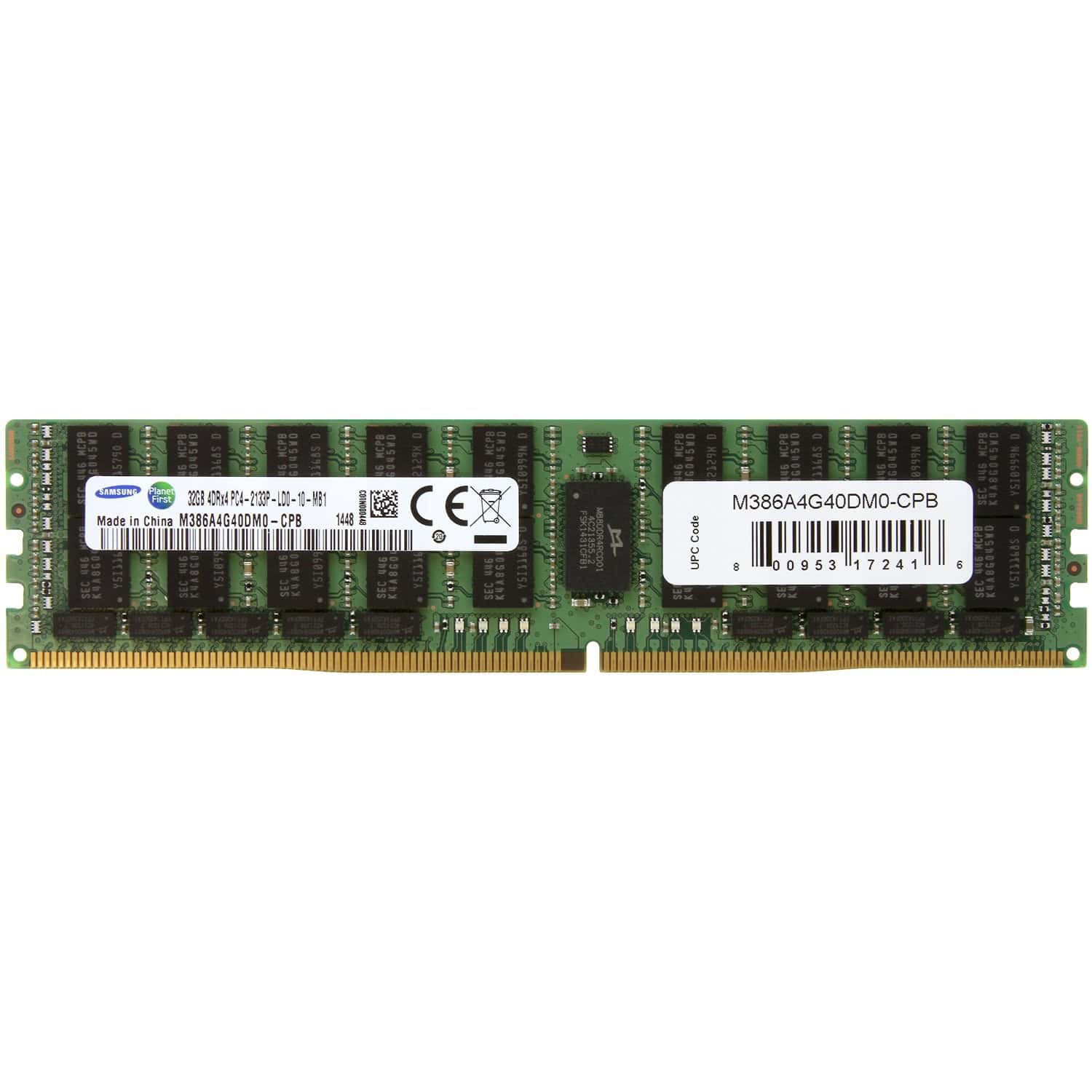 Samsung 32GB DDR4 geheugenmodule 1 x 32 GB 288-pin DIMM (M386A4G40DM0-CPB) thumbnail