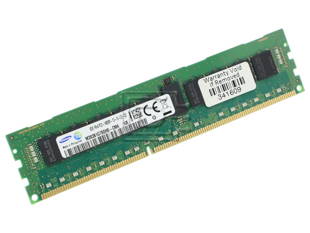 Samsung 8GB DDR3 FSB1600 reg ECC x4 1.35/1.5V (M393B1G70XX0-YK0) thumbnail