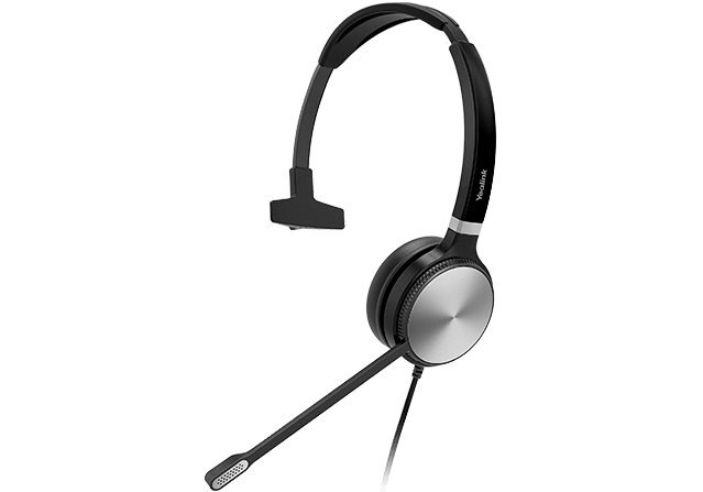 Yealink UH36 Mono Headset Bedraad Hoofdband Kantoor/callcenter USB Type-A Zwart, Zilver (UH36 MONO UC) thumbnail
