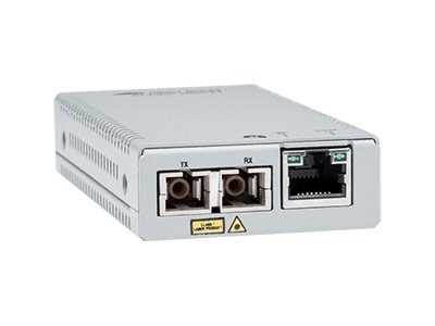 Allied Telesis AT-MMC2000LX/SC-TAA-60 netwerk media converter 1000 Mbit/s 1310 nm Single-mode Grijs (AT-MMC2000LX/SC-960) thumbnail