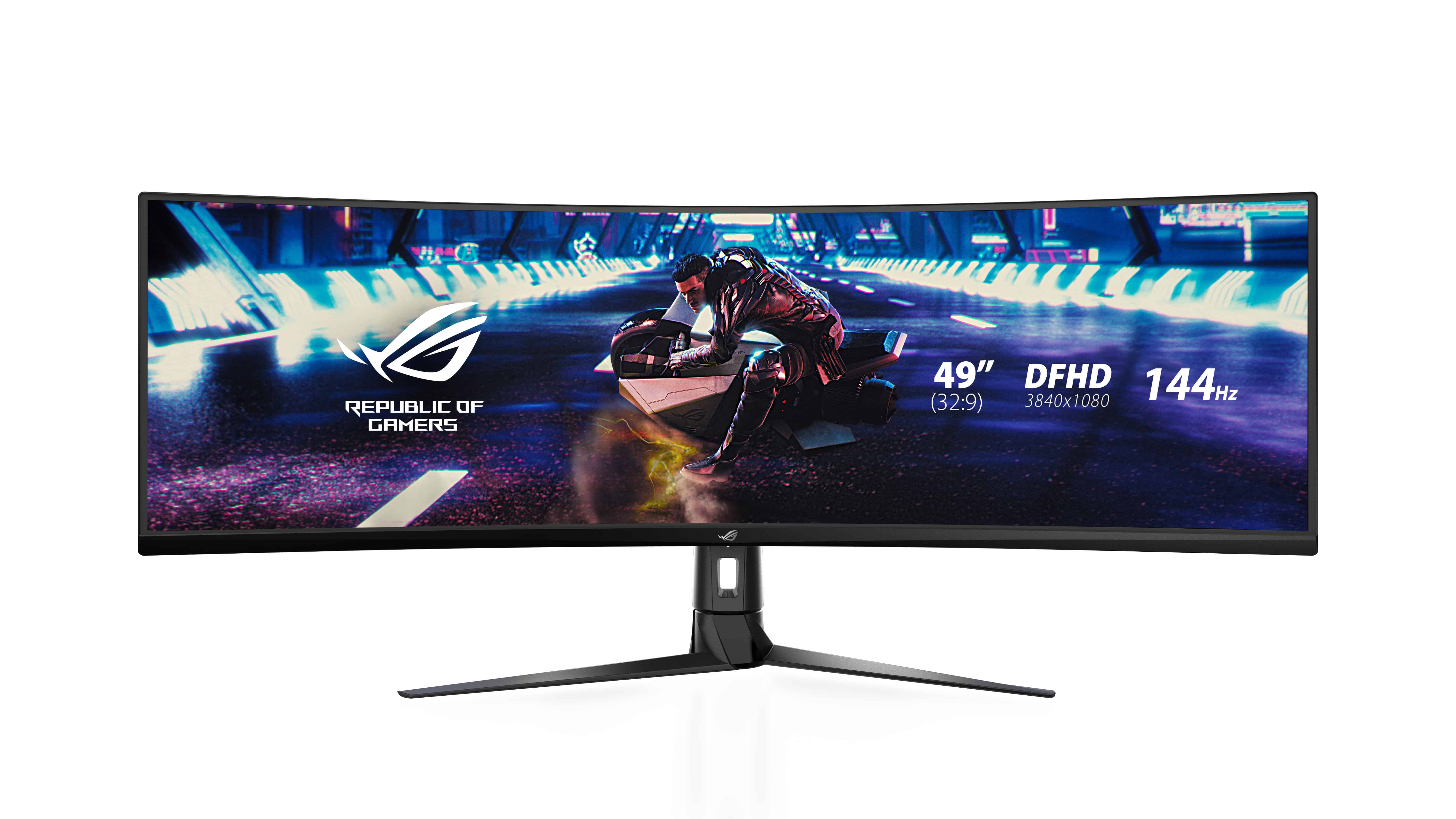 ASUS ROG Strix XG49VQ computer monitor 124,5 cm (49") 3840 x 1080 Pixels UltraWide Full HD LED Zwart (XG49VQ) thumbnail