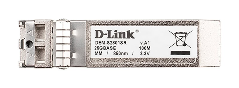 D-Link DEM-S2801SR netwerk transceiver module Vezel-optiek 25000 Mbit/s SFP28 850 nm (DEM-S2801SR) thumbnail