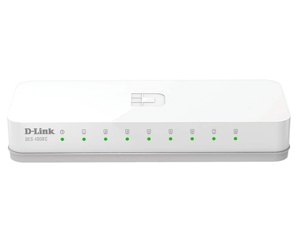 D-Link 0 Unmanaged Fast Ethernet (10/100) Desktop Wit (DES-1008C/E) thumbnail
