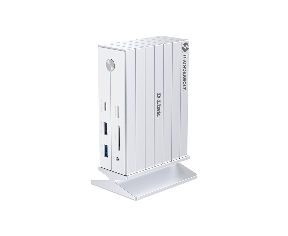 D-Link DUF-E01/E laptop dock & poortreplicator Bedraad Thunderbolt 4 Wit (DUF-E01/E) thumbnail