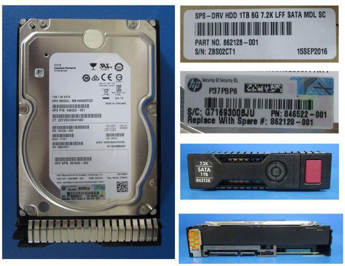 HP 500GB 6G SATA 7.2K rpm LFF (RP001230285) thumbnail
