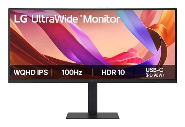 LG 34U650A-B computer monitor 86,4 cm (34") 3440 x 1440 Pixels Wide Quad HD LCD Zwart (34U650A-B) thumbnail