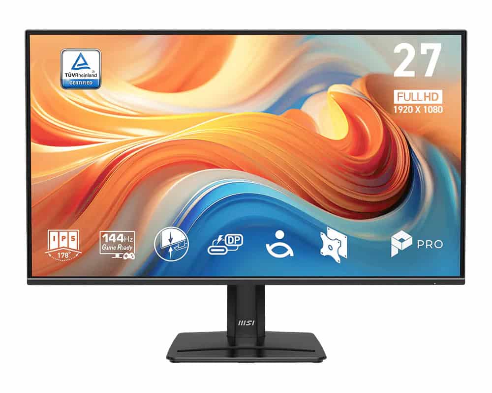 MSI Pro MP272 E14C computer monitor 68,6 cm (27") 1920 x 1080 Pixels Full HD LED Zwart (9S6-3PE8CM-001) thumbnail