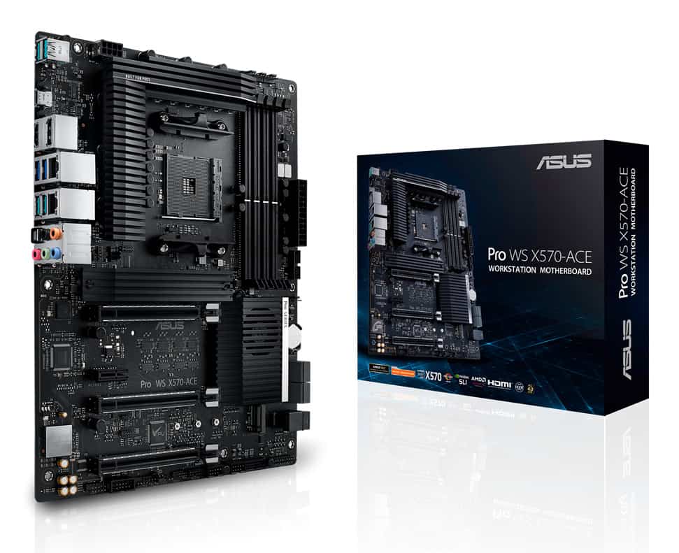 ASUS Pro WS X570-ACE AMD X570 Socket AM4 ATX (90MB11M0-M0EAY0) thumbnail