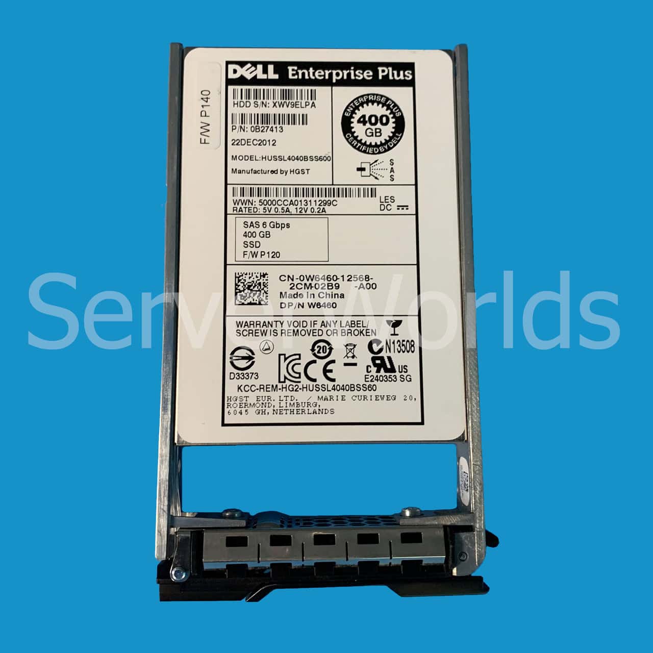 Dell EqualLogic/Compellent 400GB (HUSL4040BSS600-RFB) thumbnail