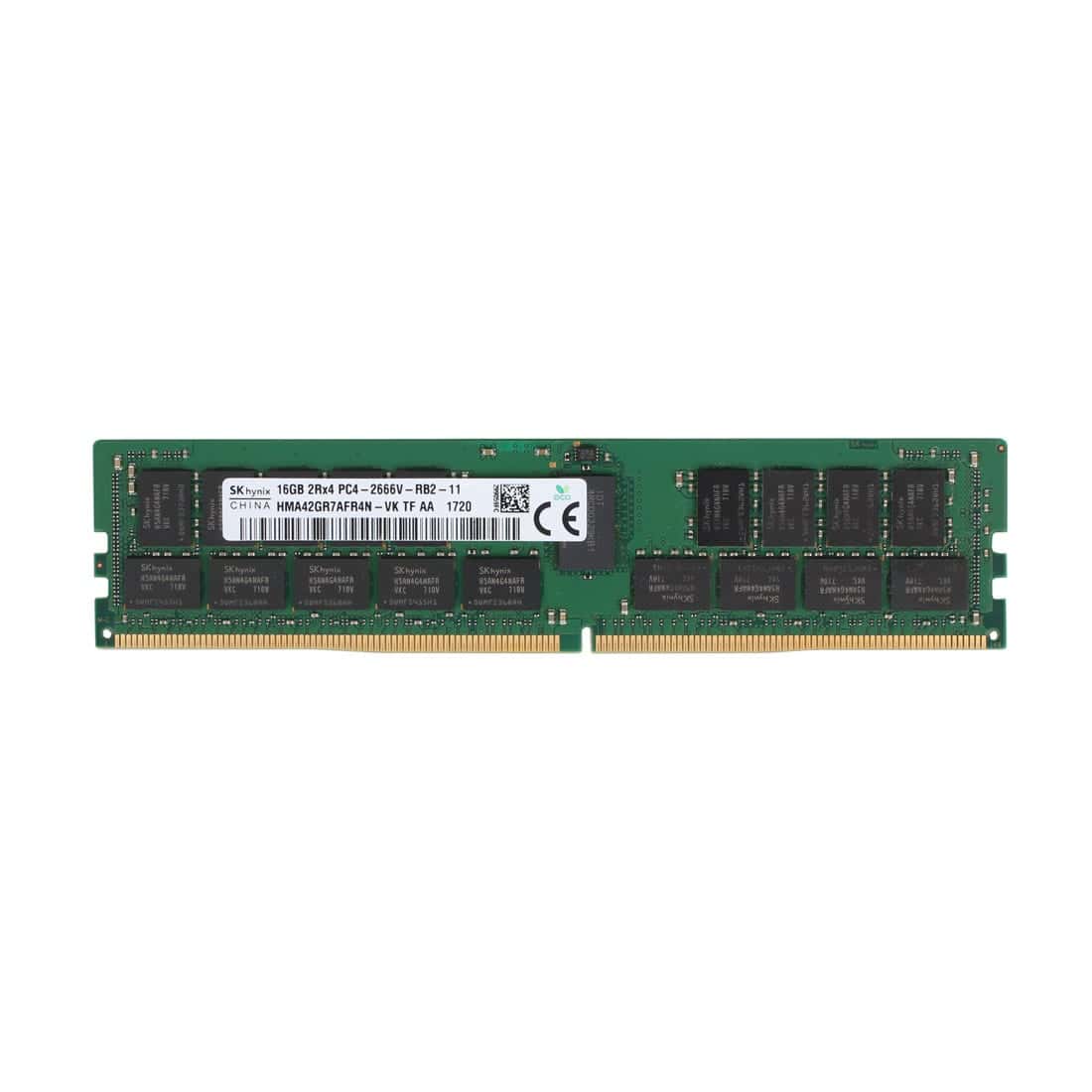 HYNIX 16GB (1*16GB) 2RX4 PC4-21300R DDR4-2666MHZ RDIMM (HMA42GR7AFR4N-VK) thumbnail