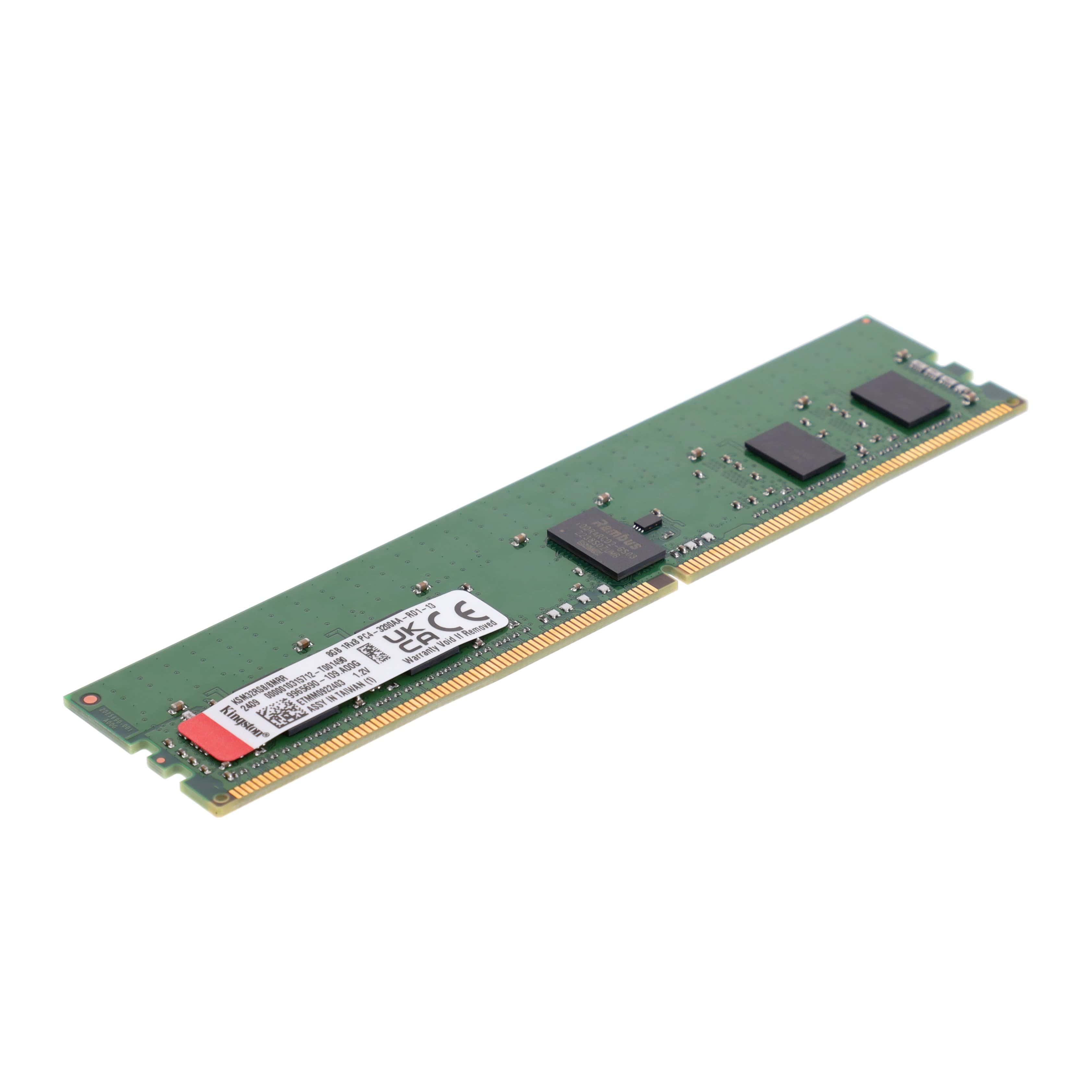 Kingston DDR4 8GB PC 3200 CL22 Kingston Server ECC Micron R retail (KSM32RS8/8MR) thumbnail
