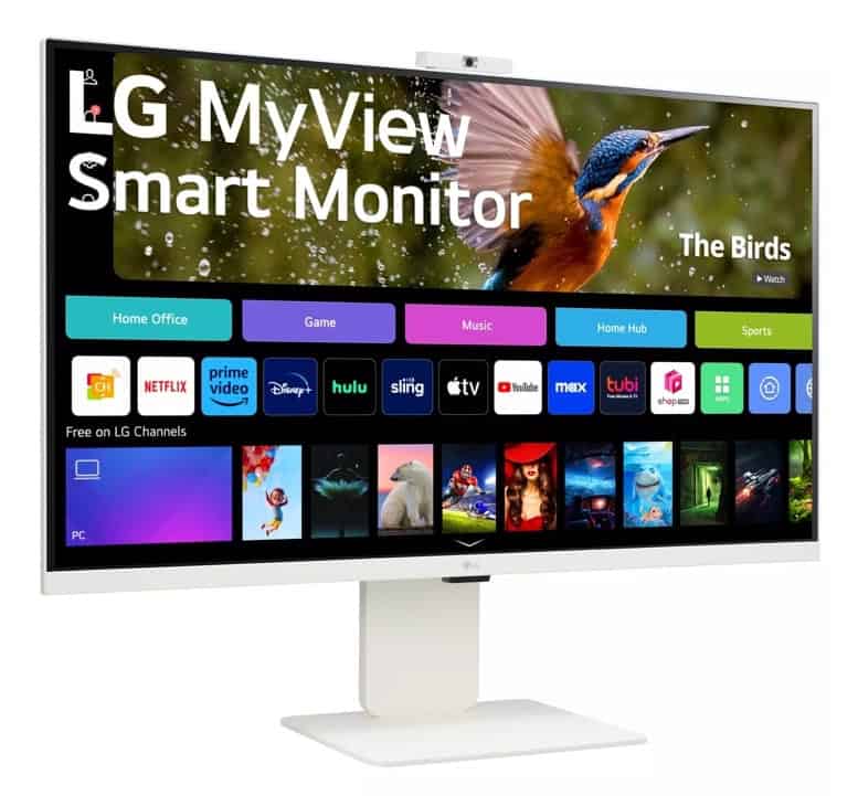 LG MyView Smart computer monitor 80 cm (31.5") 3840 x 2160 Pixels 4K Ultra HD LCD Wit (32SR85U-W) thumbnail