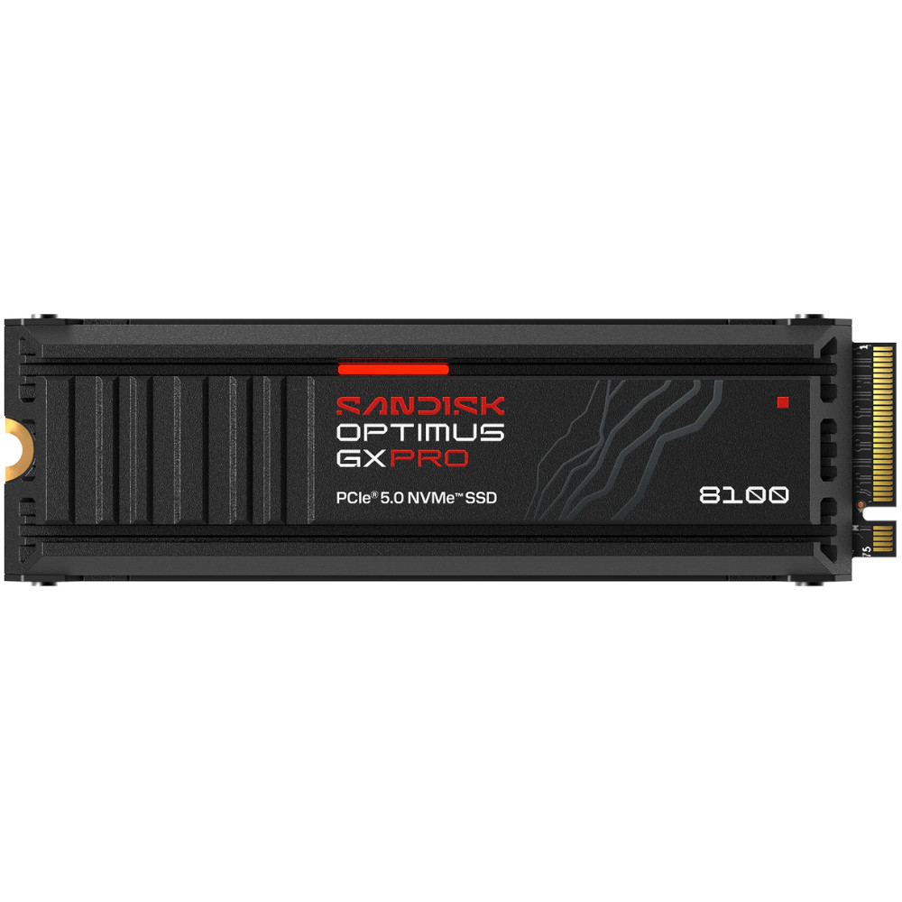 Sandisk SSD OPTIMUS GXPRO 8100 PCIe5 NVMe 8TB HS (SDSP82800TAH-000E0) thumbnail
