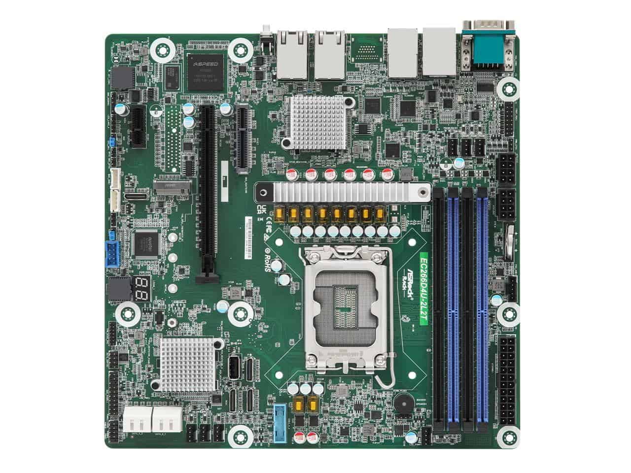 ASRock W680 WS, 1xSKT LGA 1700, Intel Core 14 Gen., W680, SATA, 2xM.2, 4xGbE, IPMI (W680 WS) thumbnail