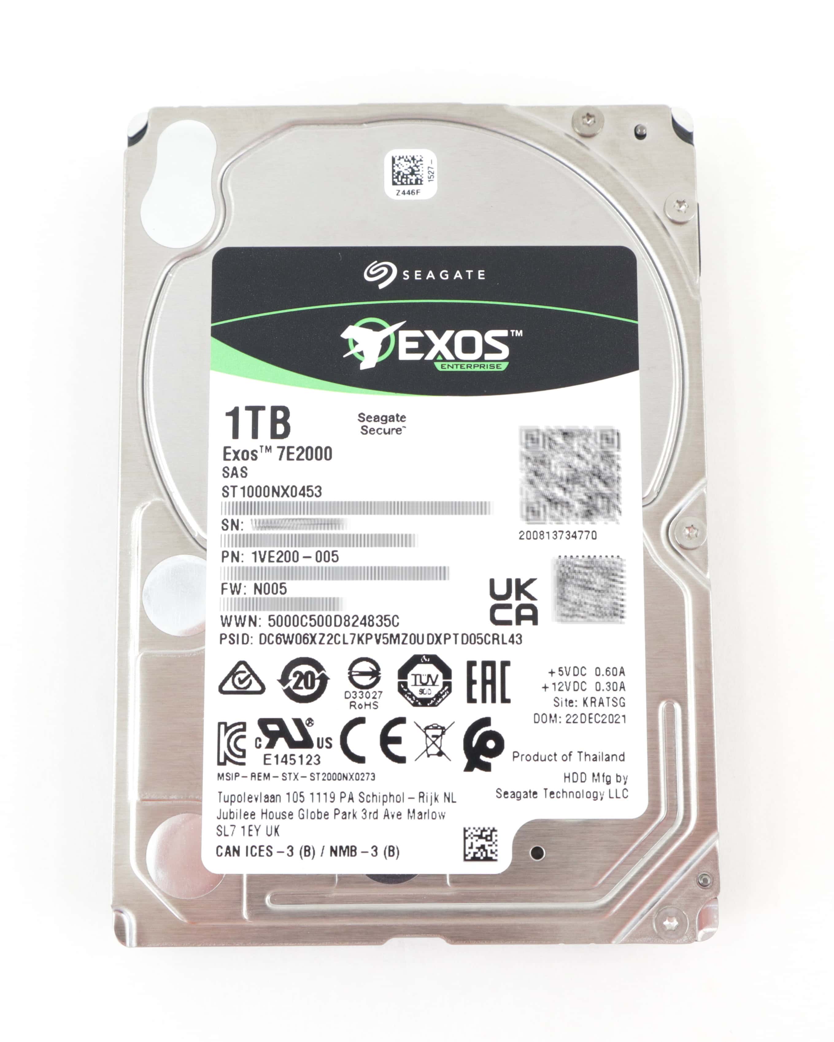 Seagate ENTERPRISE CAPACITY (ST1000NX0453) thumbnail