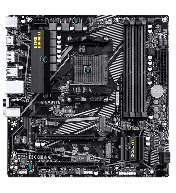 GIGABYTE B550M DS3H AC -AM4 -mATX (B550MDS3HAC) thumbnail