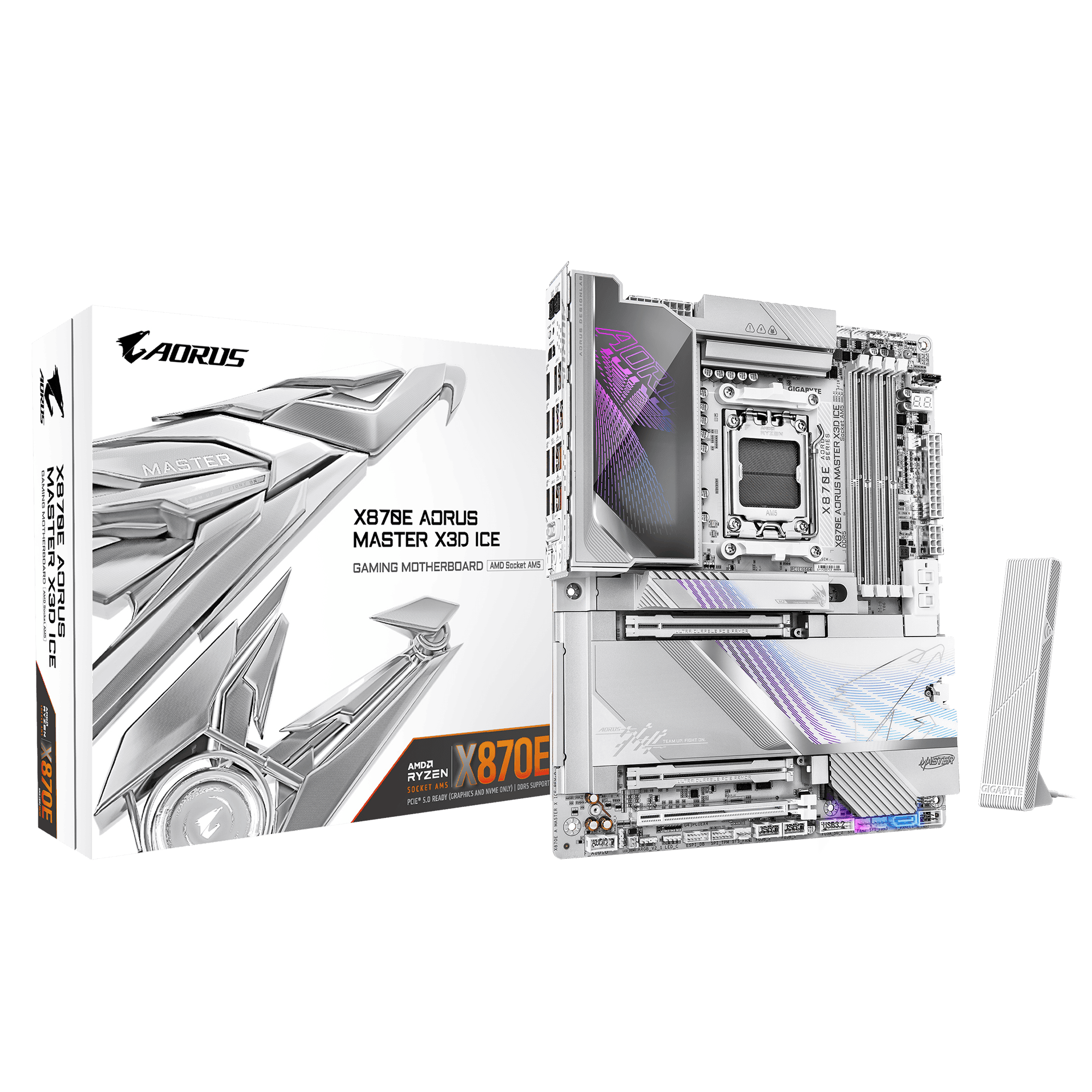 GIGABYTE X870E AORUS MASTER -AM5 -ATX (X870EAORUSMASTER) thumbnail