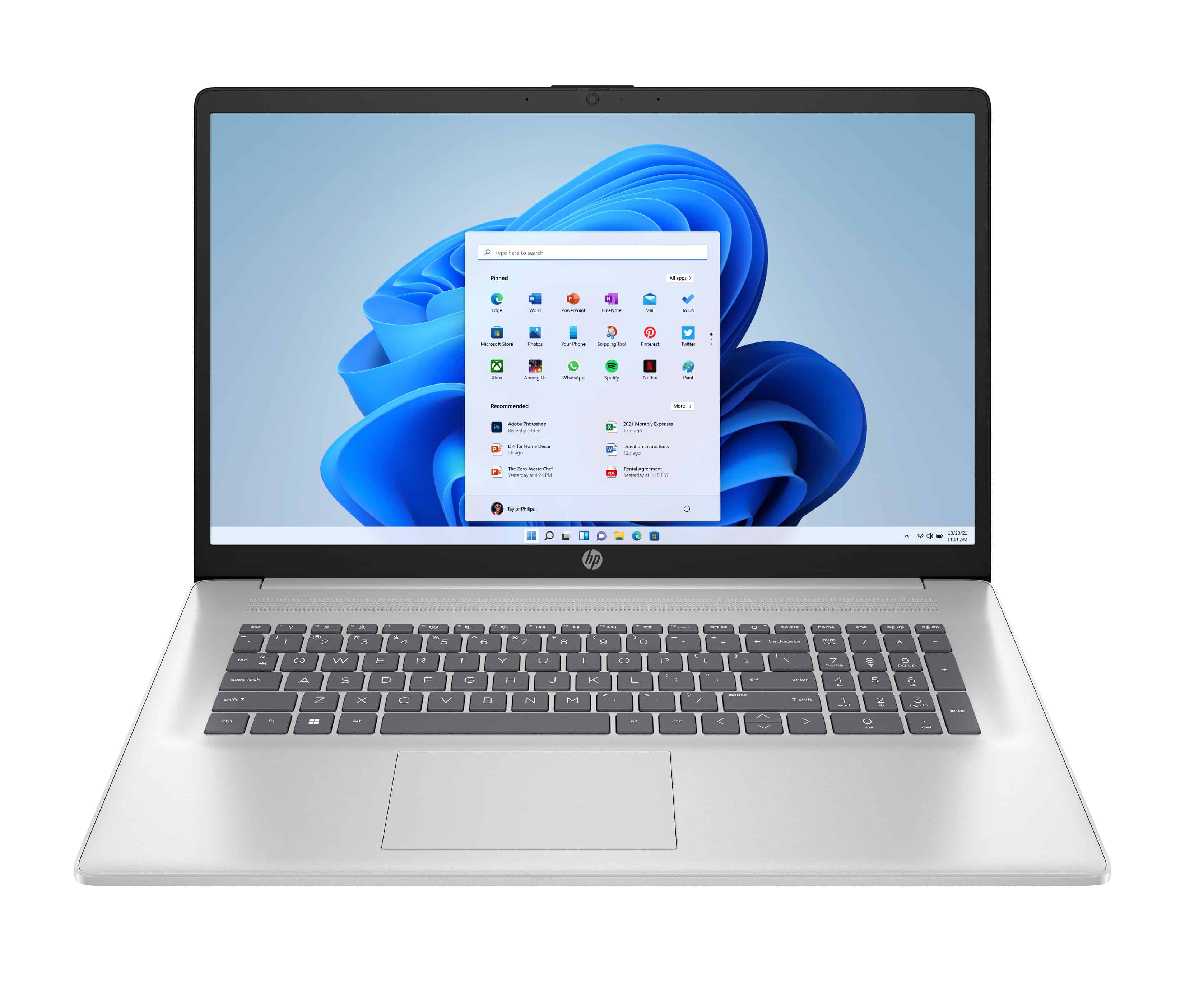 HP 17-cn4255nd Core 5-120U/17.3 FHD 16GB DDR4 1DM 3200 512GB PCIe QWERTY Intel Core 5 Laptop 43,9 cm (17.3") Full HD DDR4-SDRAM SSD Wi-Fi 6 (802.11ax) Windows 11 Home Zilver (D01K3EA#ABH) thumbnail