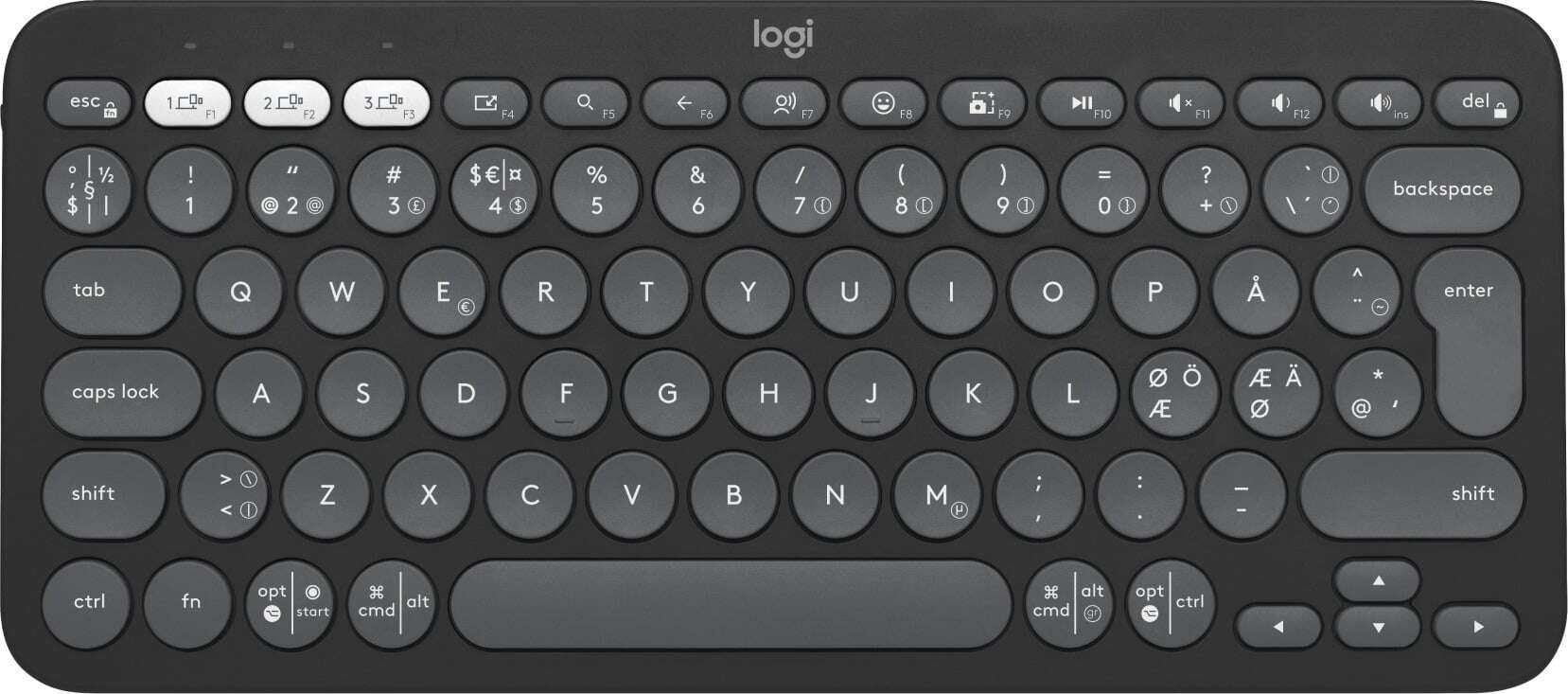 Logitech LOGI Pebble Keys 2 K380s TONAL GRAPH(PN) (920-011879) thumbnail