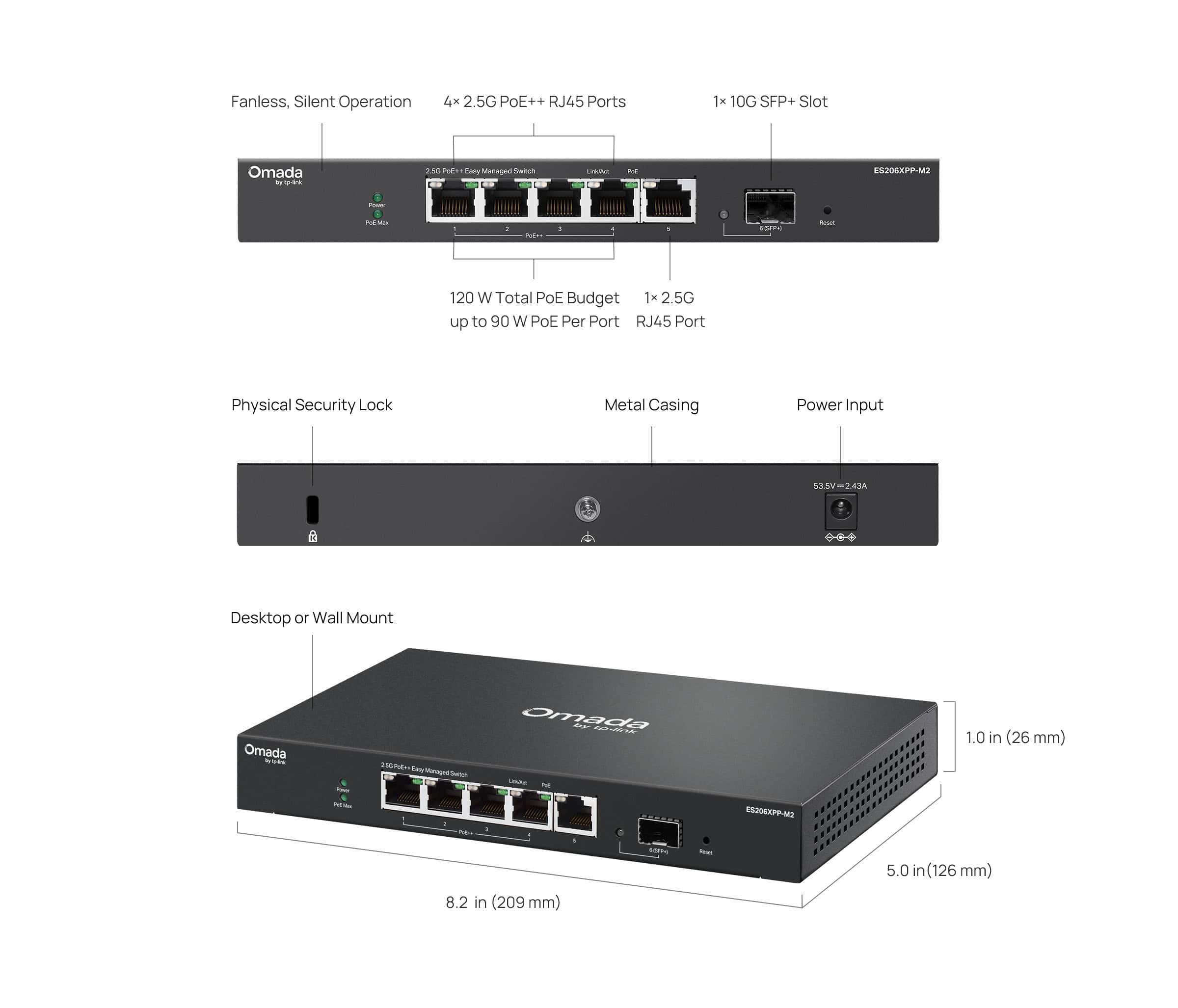 TP-Link ES206XPP-M2 (ES206XPP-M2) thumbnail