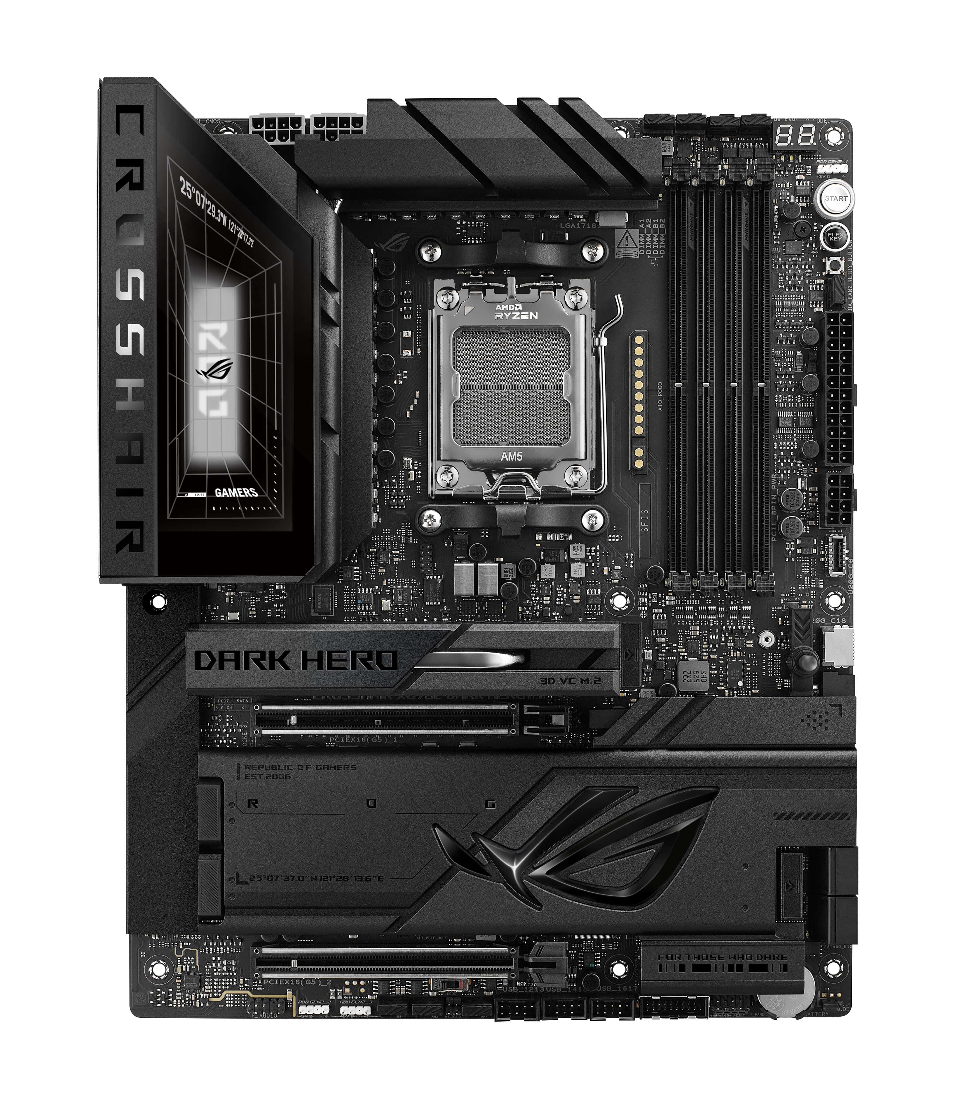 ASUS ROG CROSSHAIR X870E DARK HERO AMD X870E Socket AM5 ATX (90MB1NT0-M0EAY0) thumbnail