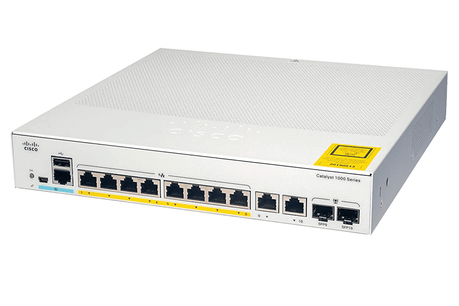 Cisco Refurb/Catalyst1000 8portGE POE Ext PS (C1000-8P-E-2G-L-RF) thumbnail