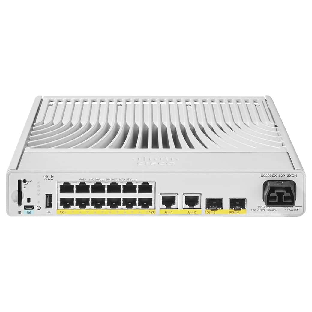 Cisco CATALYST 9000 COMPACT SWITCH (C9200CX-12P-2XGH-E) thumbnail
