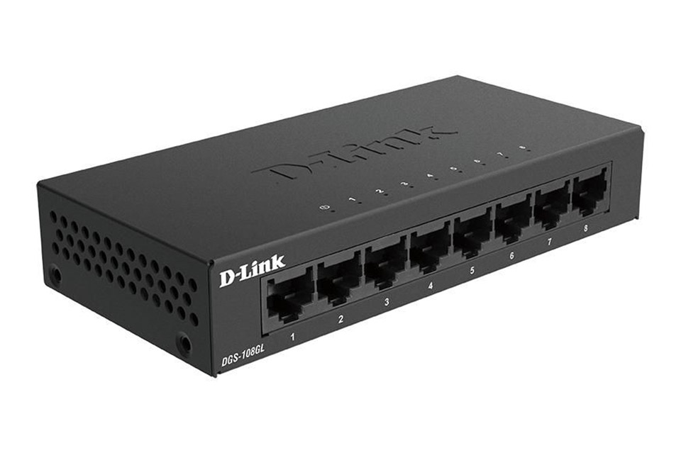 D-Link DGS 108GL - switch - 8 porte - (DGS-108GL) thumbnail