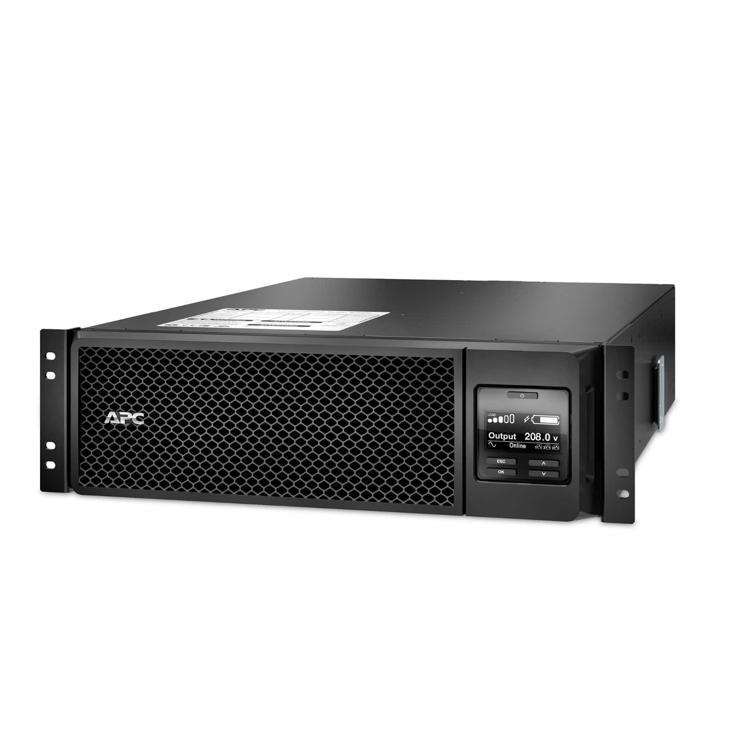 APC SRT5KRMXLT UPS Dubbele conversie (online) 4,25 kVA 4250 W 4 AC-uitgang(en) (SRT5KRMXLT) thumbnail