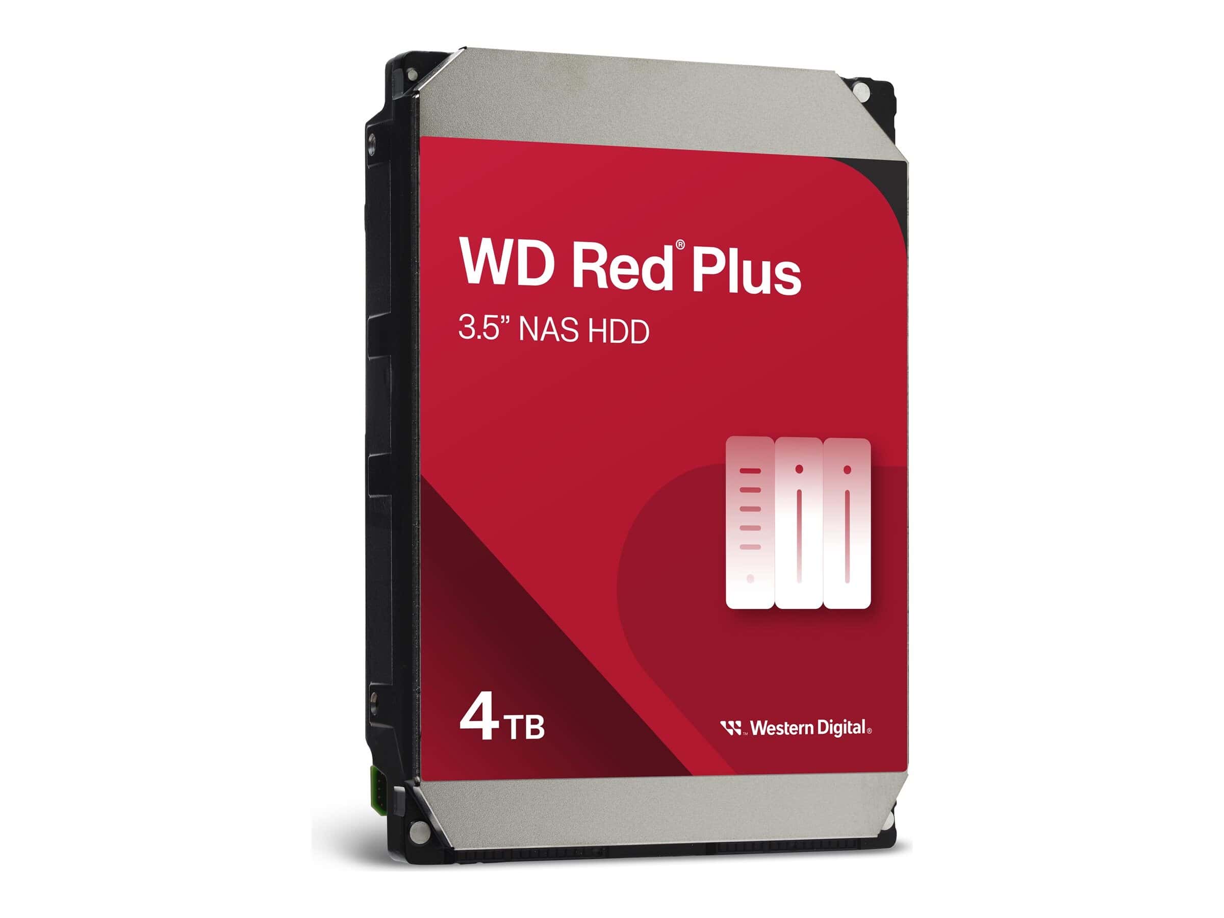 QNAP WD HDD Red Plus SATA III 3.5-inch 4TB WD (72113400-6010200-000-RS) thumbnail