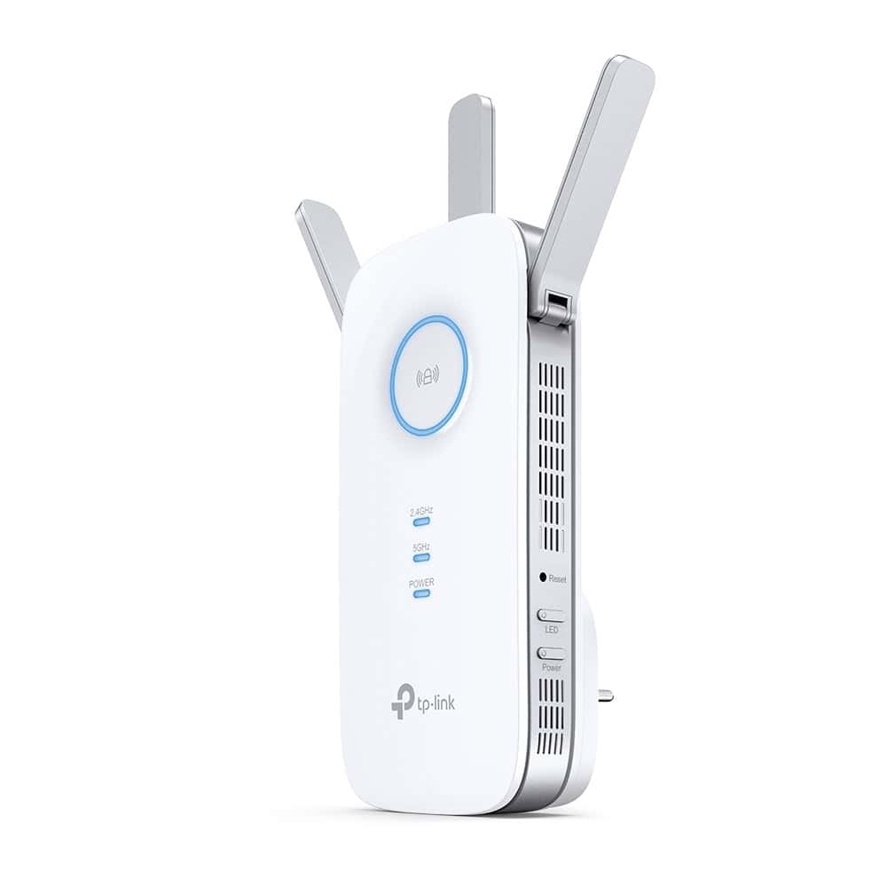 TP-Link RE550 netwerkextender Netwerkzender & -ontvanger Wit 10, 100, 1000 Mbit/s (RE550(EU)) thumbnail
