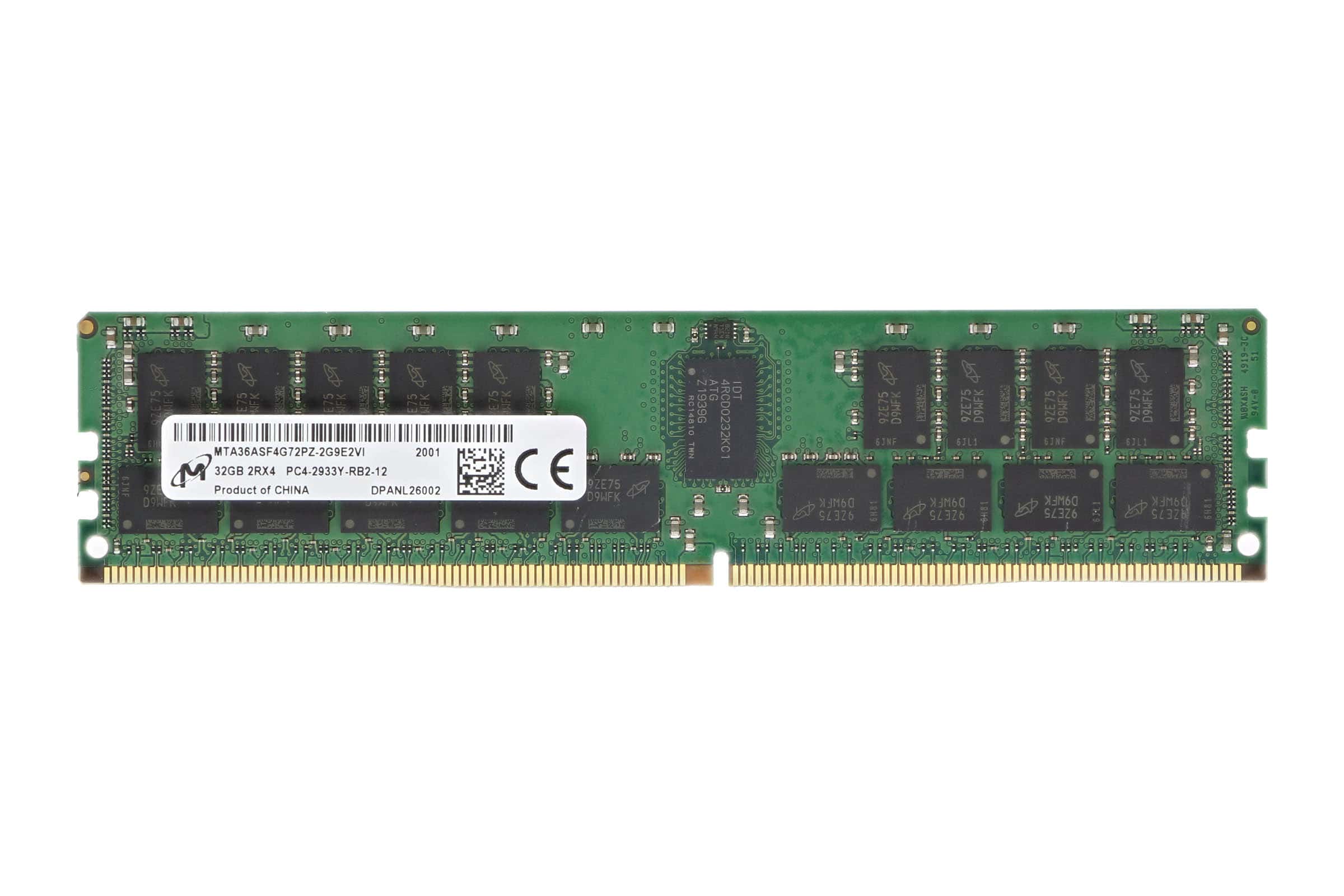 Dell 32GB 2Rx4 PC4-23400R DDR4-2933MHz (MTA36ASF4G72PZ-2G9) thumbnail