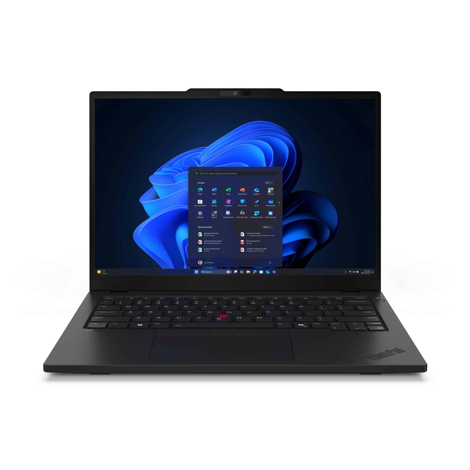 Lenovo ThinkPad L13 Gen 6 (Intel) Intel Core Ultra 5 225U Laptop 33,8 cm (13.3") WUXGA 16 GB LPDDR5x-SDRAM 512 GB SSD Wi-Fi 6E (802.11ax) Windows 11 Pro Engels Zwart (21R50046MH) thumbnail