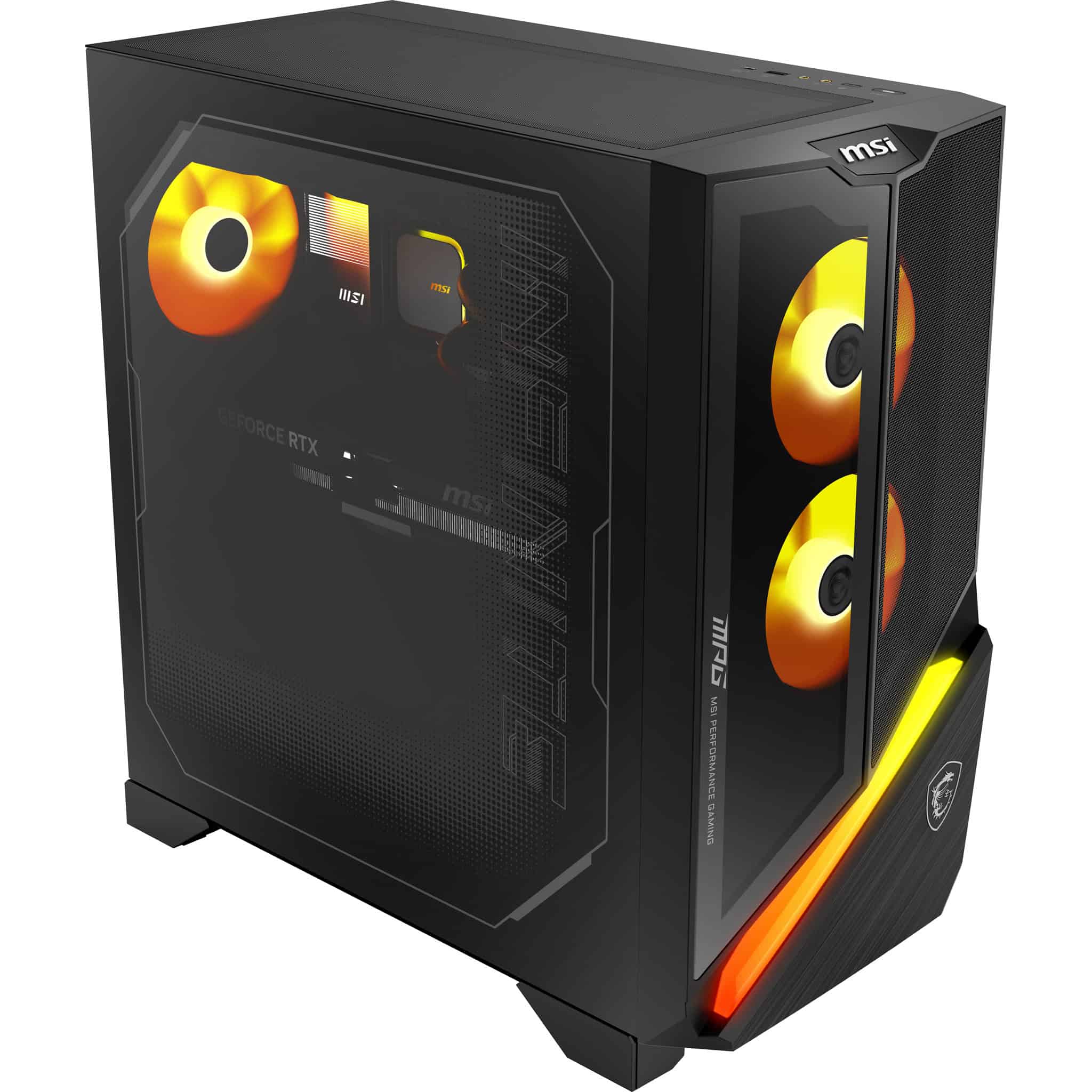 MSI MPG Infinite Z3 X3D 9NVRR7-848EU AMD Ryzen™ 7 9800X3D 32 GB DDR5-SDRAM 1 TB SSD NVIDIA GeForce RTX 5070 Ti Windows 11 Home Desktop PC Zwart (9NVRR7-848EU) thumbnail
