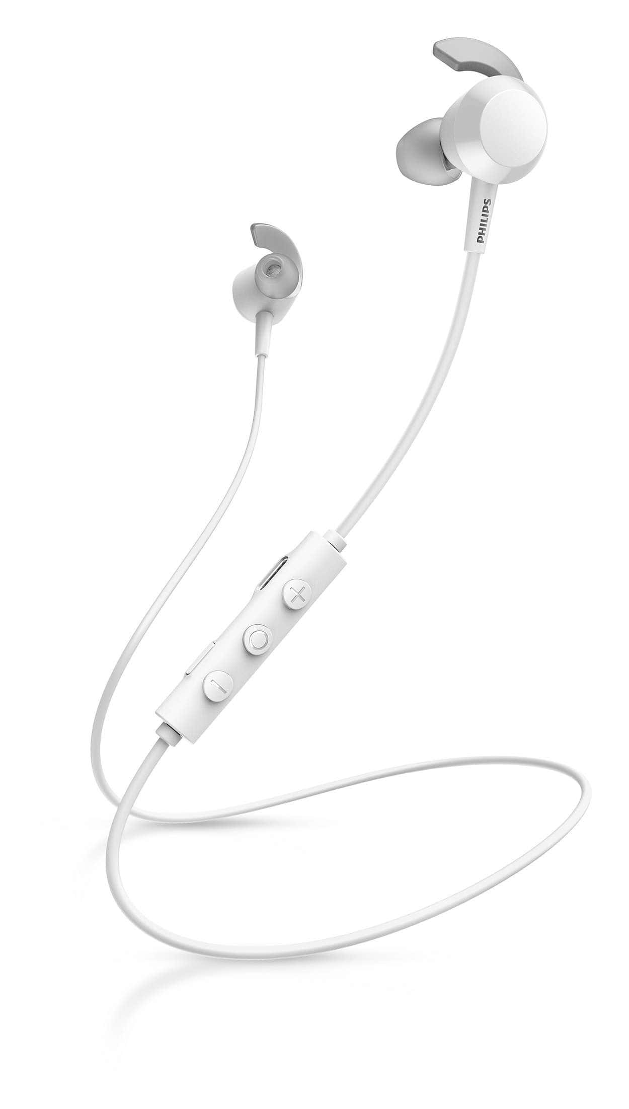 Philips TAE4205WT/00 hoofdtelefoon/headset Draadloos In-ear Oproepen/muziek Bluetooth Wit (TAE4205WT/00) thumbnail