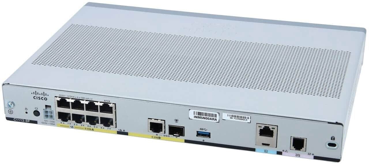 Cisco ISR 1100 G.FAST GE SFP Ethernet Router (C1113-8P) thumbnail