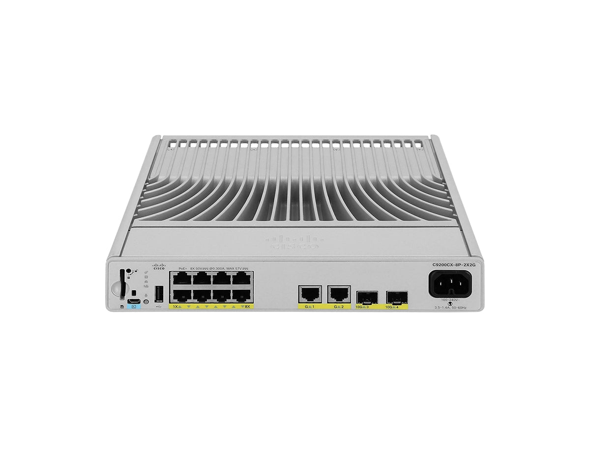 Cisco Catalyst 9200CX - Network Advantage - pøepínaè - kompaktní - L3 - øízený - 8 x 10/10 (C9200CX-8P-2XGH-A) thumbnail