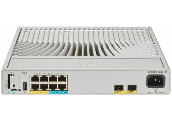 Cisco Catalyst 9000 Compact Switch 8 port UPoE (C9200CX-8UXG-2XH-A) thumbnail