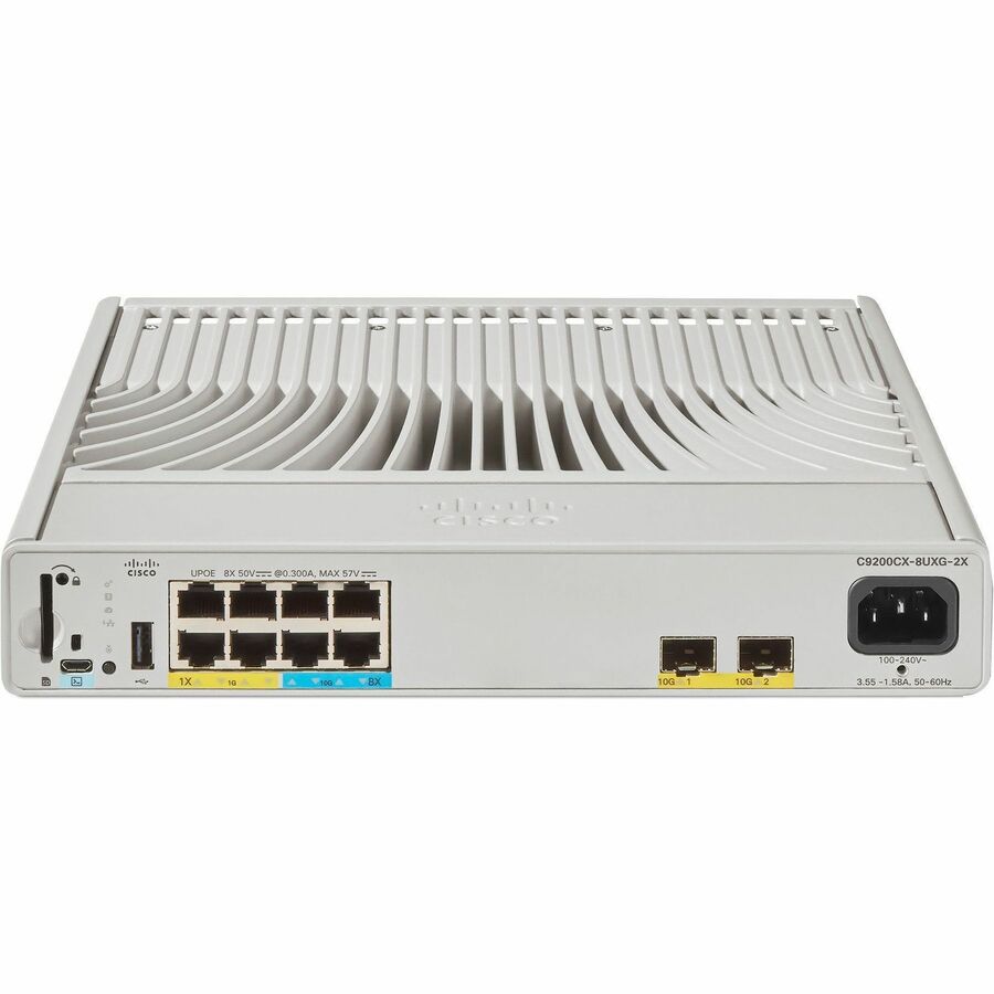 Cisco Catalyst 9000 Compact Switch 8-Port UPoE (C9200CX-8UXG-2XH-E) thumbnail