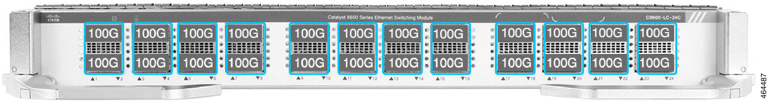 Cisco Catalyst 9600 Series 24-Port (C9600-LC-24C=) thumbnail